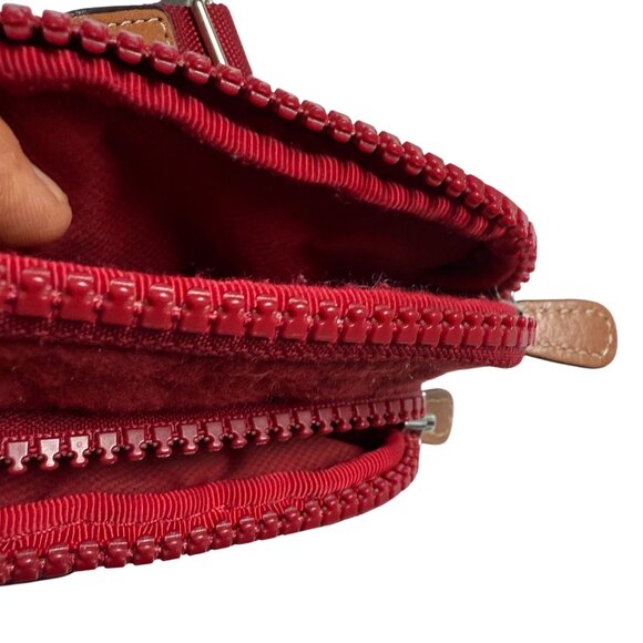 Brighton Quilted Crossbody Mini Bag Adjustable Strap Heart Charm Front Pocket - Picture 13 of 13